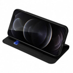 Kryt Dux Ducis LEATHER na Apple iPhone 13 Pro Černý
