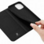 Kryt Dux Ducis LEATHER na Apple iPhone 13 Pro Černý