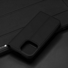 Kryt Dux Ducis LEATHER na Apple iPhone 13 Pro Max Černý