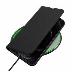 Kryt Dux Ducis LEATHER na Apple iPhone 13 Pro Max Černý