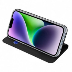 Kryt Dux Ducis LEATHER na Apple iPhone 15 Černý