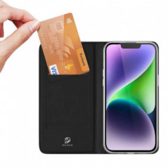 Kryt Dux Ducis LEATHER na Apple iPhone 15 Černý