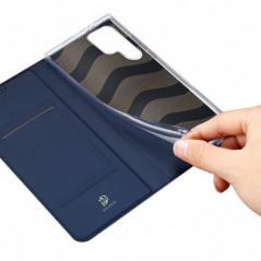 Kryt Dux Ducis LEATHER na Samsung Galaxy S24 ULTRA Modrý