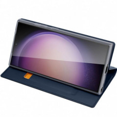 Kryt Dux Ducis LEATHER na Samsung Galaxy S24 ULTRA Modrý