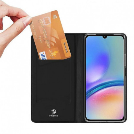 Kryt Dux Ducis LEATHER na Samsung Galaxy A05s Černý