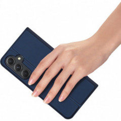 Kryt Dux Ducis LEATHER na Samsung Galaxy A35 Modrý