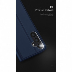 Kryt Dux Ducis LEATHER na Samsung Galaxy S24 Modrý