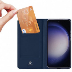 Kryt Dux Ducis LEATHER na Samsung Galaxy A15 5G Modrý
