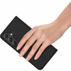 Kryt Dux Ducis LEATHER na Samsung Galaxy A35 Černý