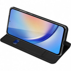 Kryt Dux Ducis LEATHER na Samsung Galaxy A35 Černý