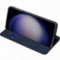 Kryt Dux Ducis LEATHER na Samsung Galaxy S24 PLUS Modrý
