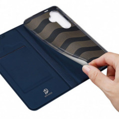 Kryt Dux Ducis LEATHER na Samsung Galaxy S24 PLUS Modrý