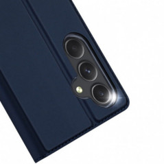 Kryt Dux Ducis LEATHER na Samsung Galaxy S24 PLUS Modrý