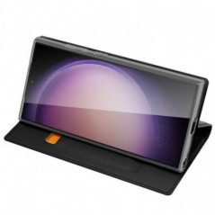 Kryt Dux Ducis LEATHER na Samsung Galaxy S24 ULTRA Černý