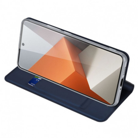 Kryt Dux Ducis LEATHER na XIAOMI Redmi Note 13 Pro 5G Modrý