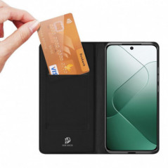 Kryt Dux Ducis LEATHER na XIAOMI 14 Černý