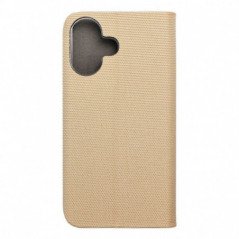 Peněženkové pouzdro Sensitive Book na Apple iPhone 16 Zlatý