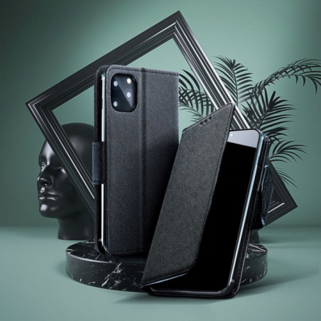 Peňaženkový obal Fancy Book na Samsung Galaxy A56 Černý