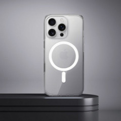 Kryt Clear Mag Cover na Apple iPhone 16 Pro MagSAFE  Průhledný