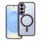 Kryt Color Edge Mag na Samsung Galaxy S25 MagSAFE  Hluboká fialová