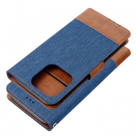 Peněženkové pouzdro JEANS na Apple iPhone 16e Elegantní  Modrý