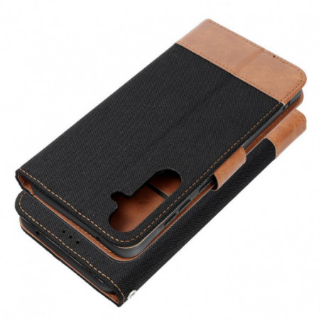 Peněženkové pouzdro JEANS na XIAOMI Redmi Note 14 Pro 4G Elegantní  Černý