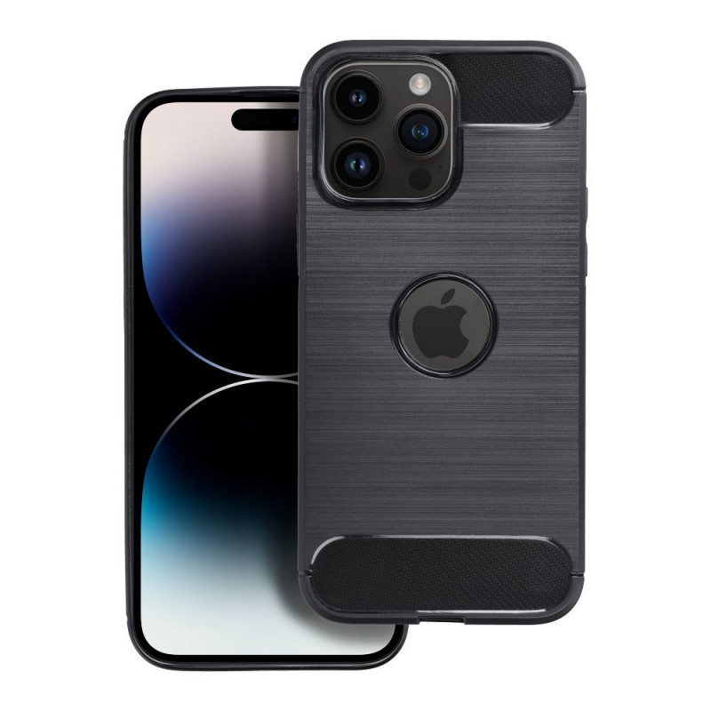 Kryt Carbon na Apple iPhone 16e Elegantní  Černý