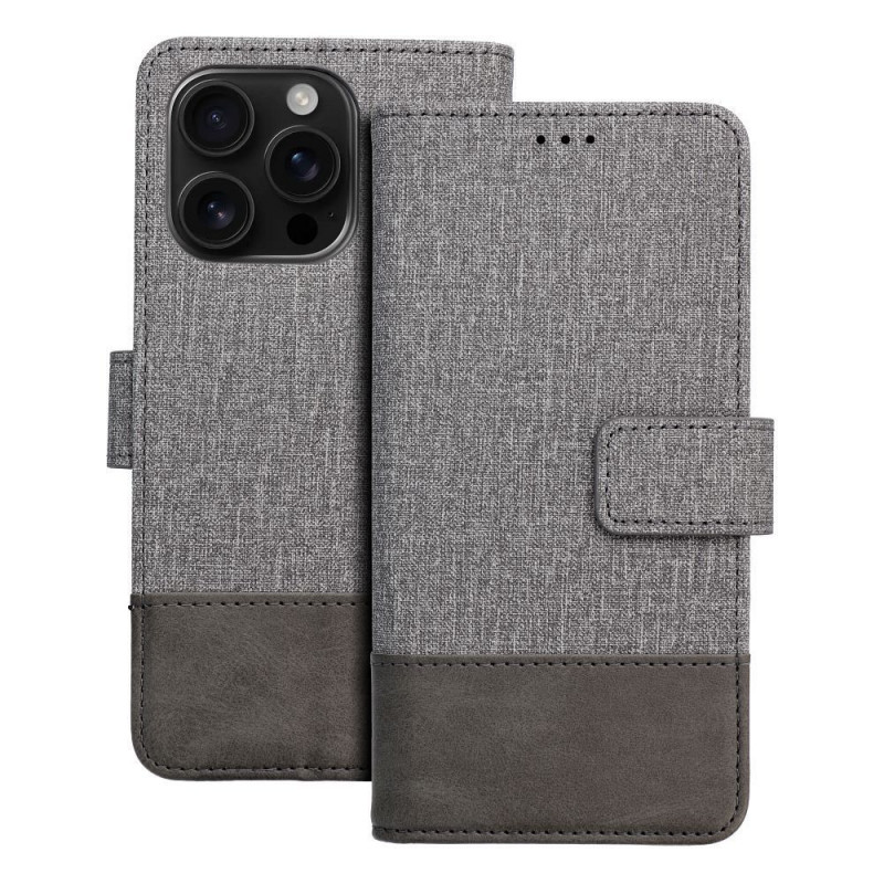 Peněženkové pouzdro GOMMA na XIAOMI Redmi Note 14 4G Elegantní Šedý Peněženkové pouzdro GOMMA na XIAOMI Redmi Note 14 4G Elegantní Šedý