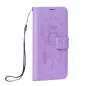 Peněženkové pouzdro MEZZO Book na Apple iPhone 16e Fialový (Purple)
