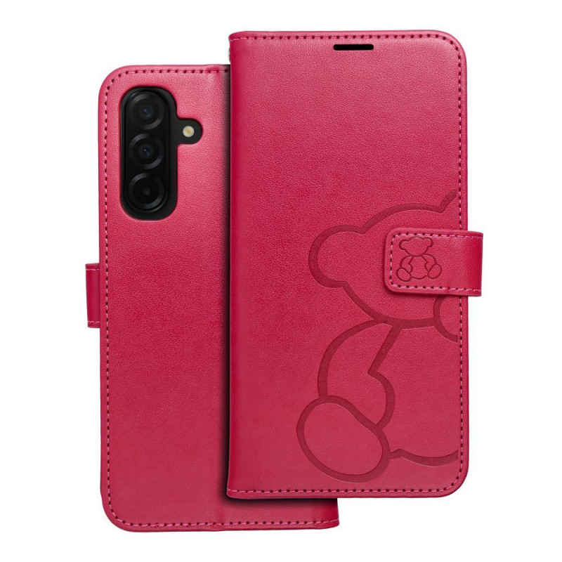 Peněženkové pouzdro MEZZO Book na Samsung Galaxy A26 Purpurový
