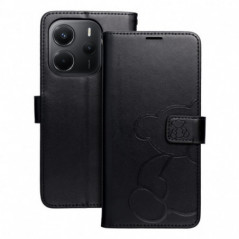 Peněženkové pouzdro MEZZO Book na XIAOMI Redmi Note 14 4G Červený