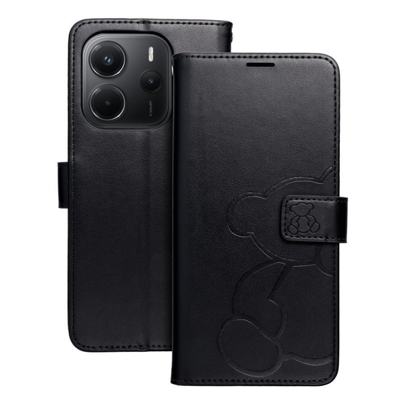 Peněženkové pouzdro MEZZO Book na XIAOMI Redmi Note 14 4G Červený
