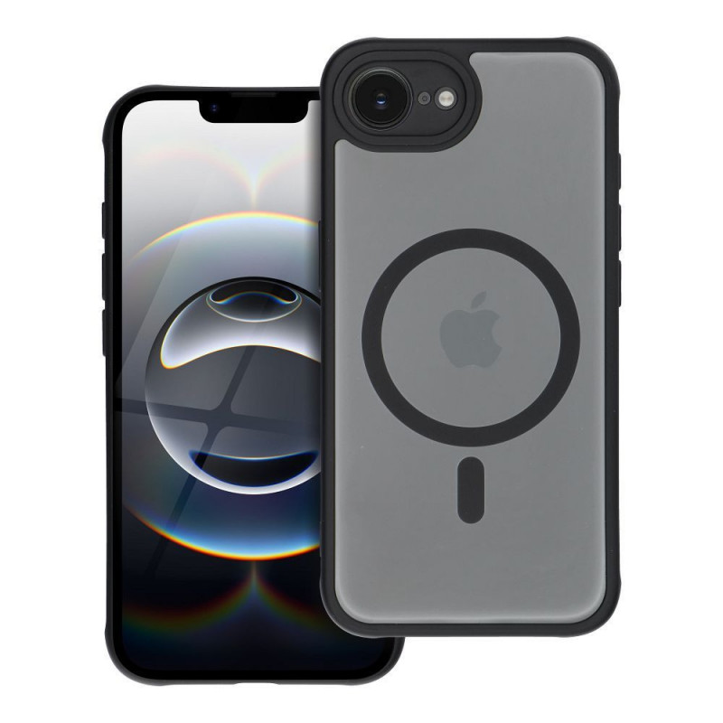 Kryt Full Matte Mag Cove na Apple iPhone 16e MagSAFE  Černý
