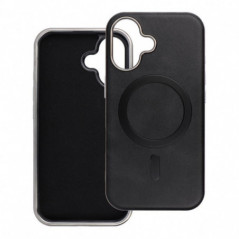 Kryt Gentleman Mag Cover na Apple iPhone 16 Pro Max Elegantní  MagSAFE  Černý