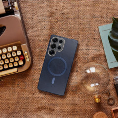 Kryt Gentleman Mag Cover na Samsung Galaxy A36 Elegantní  MagSAFE  Námořnická modrá