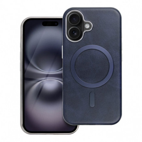 Kryt Gentleman Mag Cover na Apple iPhone 16 Pro Elegantní  MagSAFE  Námořnická modrá