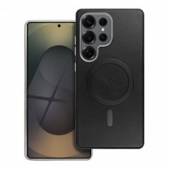 Kryt Gentleman Mag Cover na Samsung Galaxy A56 Elegantní  MagSAFE  Černý