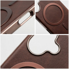 Kryt Gentleman Mag Cover na Apple iPhone 11 Elegantní  MagSAFE  Hnědý