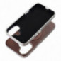 Kryt Gentleman Mag Cover na Apple iPhone 14 Pro Elegantní MagSAFE Hnědý Kryt Gentleman Mag Cover na Apple iPhone 14 Pro Elegantní MagSAFE Hnědý