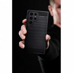 Kryt Carbon na Motorola Moto G35 Elegantní  Černý