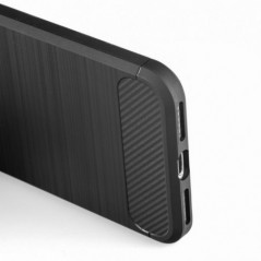 Kryt Carbon na Motorola Moto G55 Elegantní  Černý