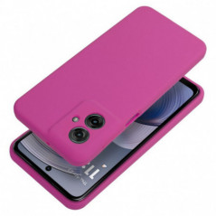Kryt Silicone 2mm na Motorola Moto G55 Růžový