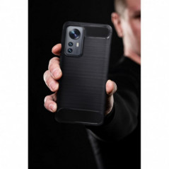 Kryt Carbon na Honor X6a Elegantní  Černý