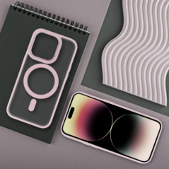 Kryt Matte Mag Cove na Samsung Galaxy S25 Ultra MagSAFE  Růžový