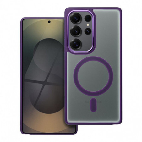 Kryt Matte Mag Cove na Samsung Galaxy S25 Ultra MagSAFE  Fialový (Purple)