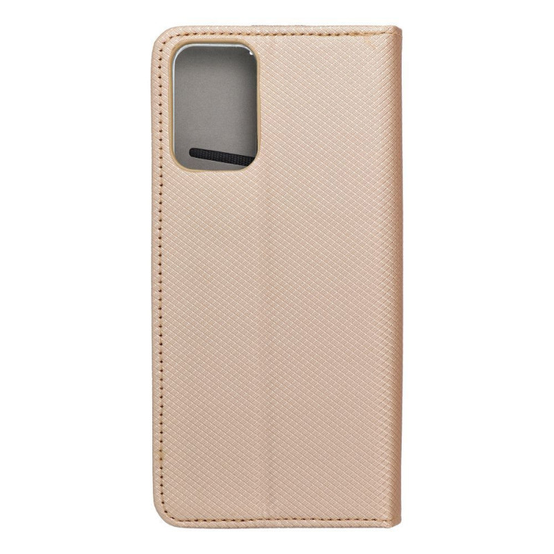 Peněženkové pouzdro Smart Case Book na Motorola Moto G35 Zlatý