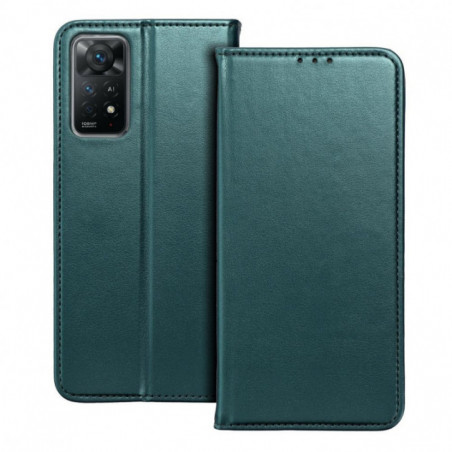 Peněženkové pouzdro Smart Magneto book na XIAOMI Redmi Note 14 4G Tmavě zelený