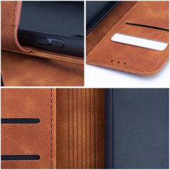 Peněženkové pouzdro TENDER Book na XIAOMI Redmi Note 14 Pro 4G Hnědý
