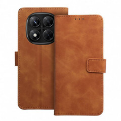 Peněženkové pouzdro TENDER Book na XIAOMI Redmi Note 14 Pro 4G Hnědý