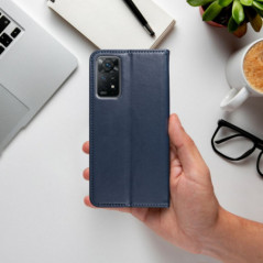 Peněženkové pouzdro Smart Magneto book na Motorola Edge Tmavší modrý